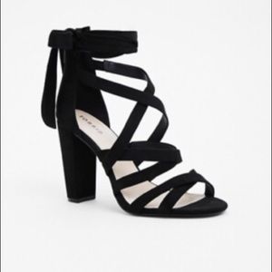 Torrid Wide Width Strappy Lace-Up Heel Sandal